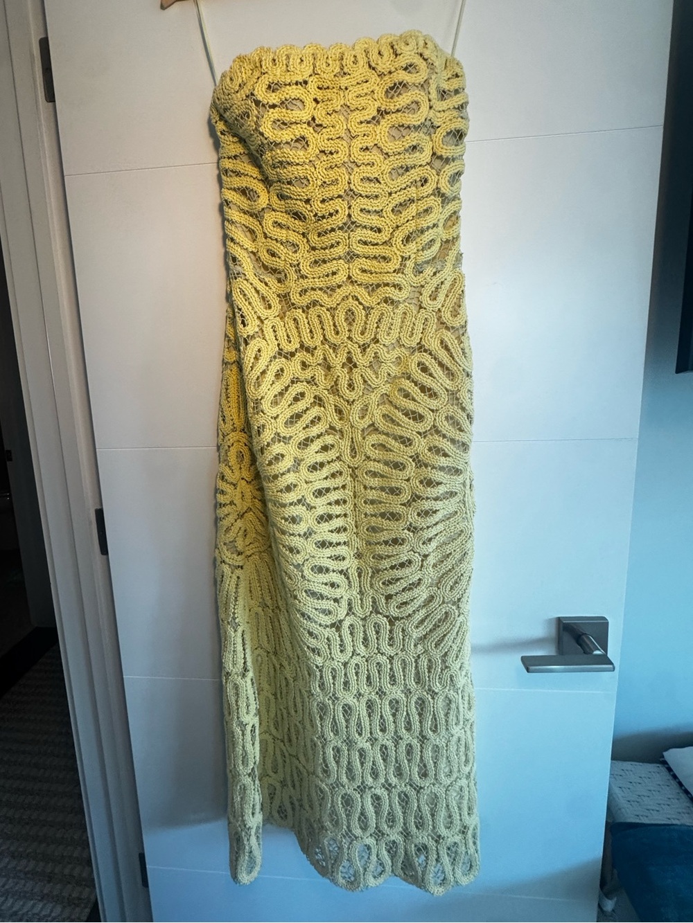 SIMKHAI Elise Dress In Sulfur (size 6)